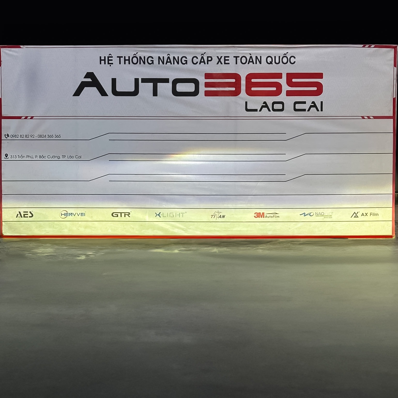 Hình 4: Ánh sáng Cos của Mazda sau khi lắp M30 Ultra V2 tại Auto365 Lào Cai